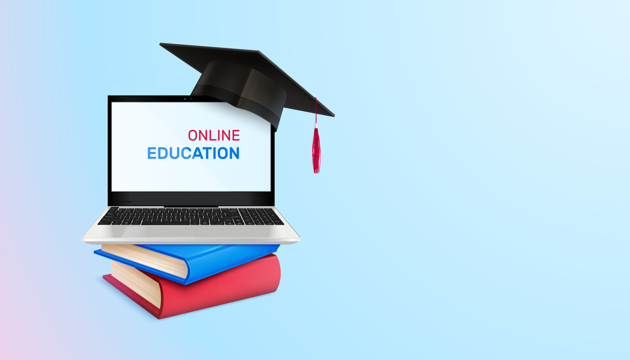 Online Education Realistic Background
